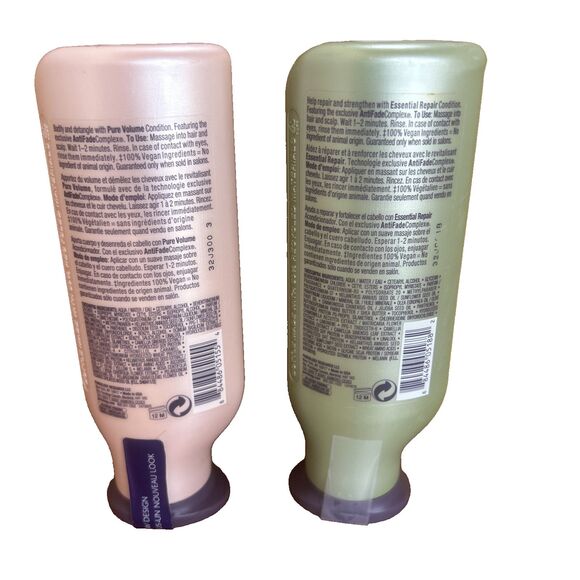 LOT of 2 x Pureology Color Care Pure Volume & Essential Repair Conditioner 8.5oz - Picture 2 of 4